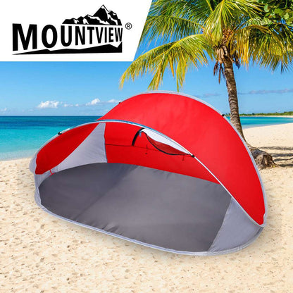 Mountview Pop Up Tent Camping Beach Red, view 7
