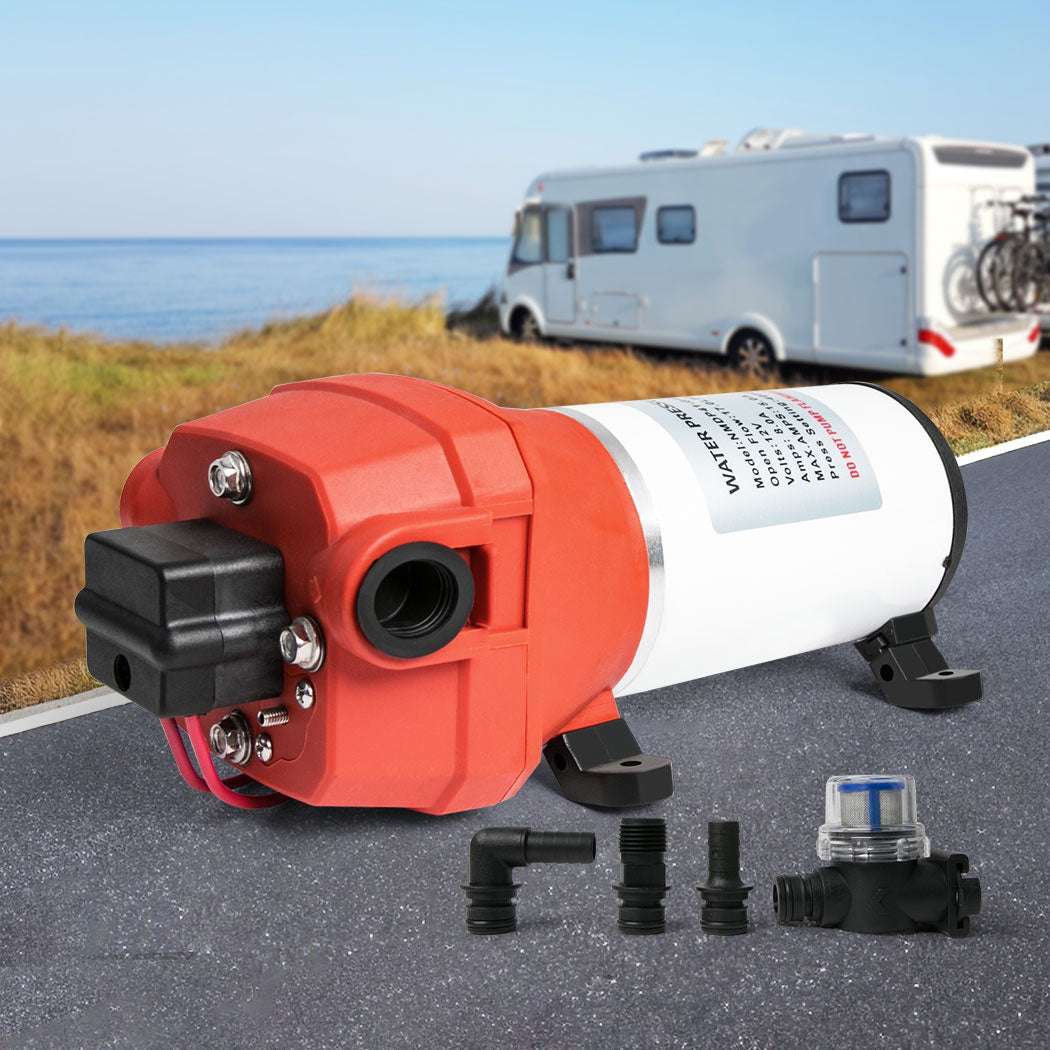 Caravan Water Pump 40PSI Pressure 12V, view 6