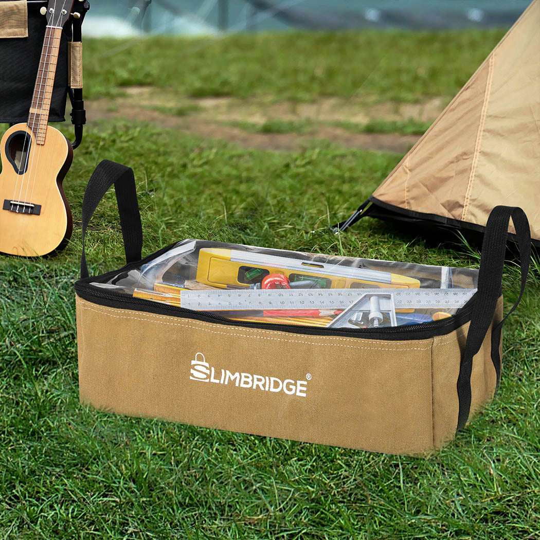 Slimbridge 3PCS Camping Canvas Storage Khaki, view 6