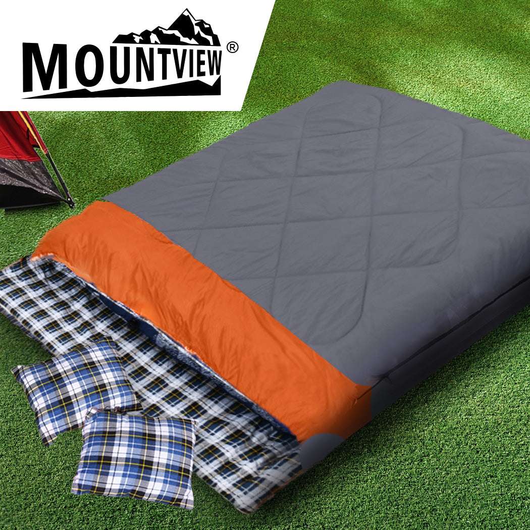 Mountview Double Sleeping Bag Bags Outdoor, view 6