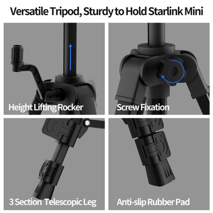 Outcamp Adjustable Tripod Mount for Starlink Mini, view 4