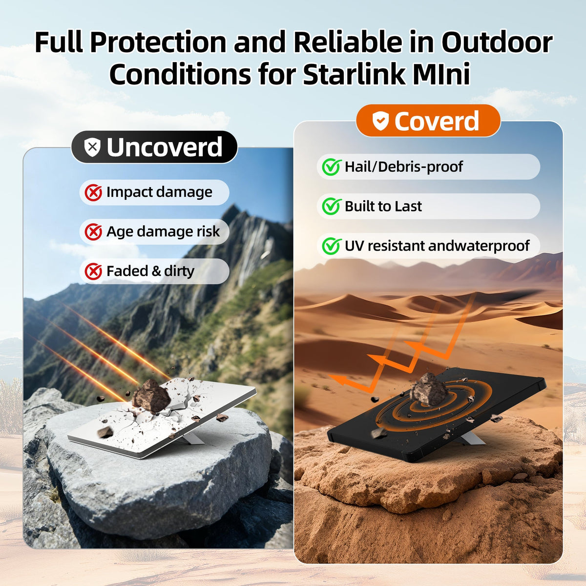 Outcamp Silicone Protective Cover for Starlink Mini, view 6