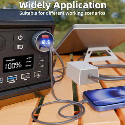 Outcamp 12V/24V Car Power Supply for Starlink Mini, view 2
