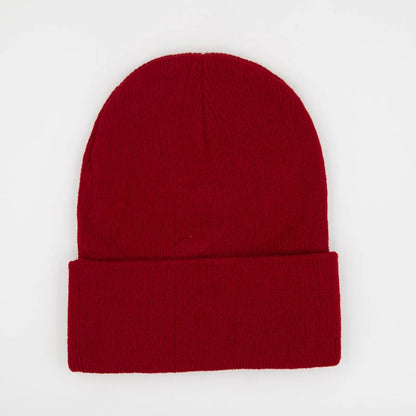 Fashion Knitted Hats Winter Ladies Unisex Hat Black Brown Red, view 5