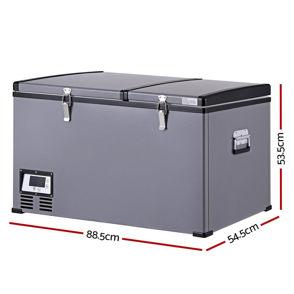 Glacio 100L Dual-Zone Portable Fridge Freezer, view 2