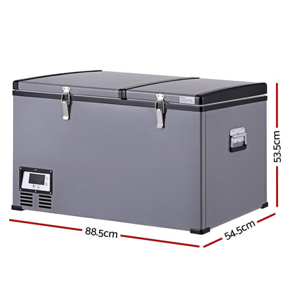 Glacio 100L Dual-Zone Portable Fridge Freezer, view 2