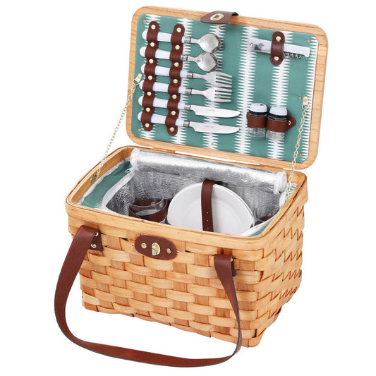 Alfresco 2 Person Willow Picnic Basket Set