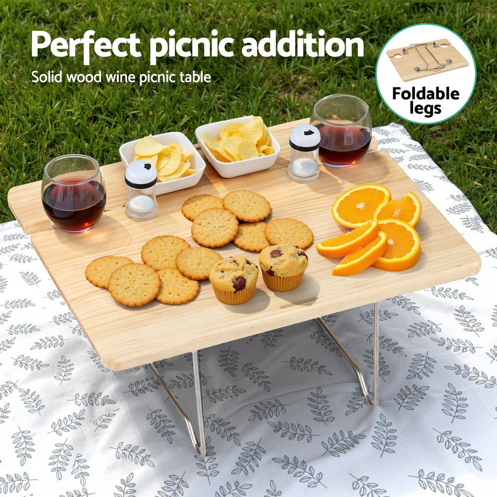 Alfresco 2 Person Picnic Basket with Table, view 4
