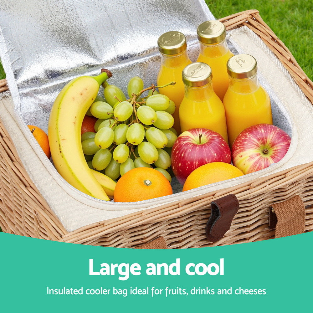 Alfresco 2 Person Picnic Basket with Table, view 5