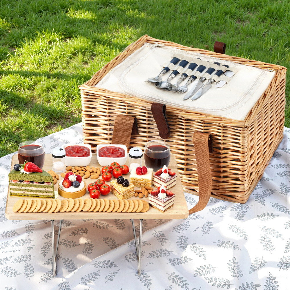 Alfresco 2 Person Picnic Basket with Table, view 7