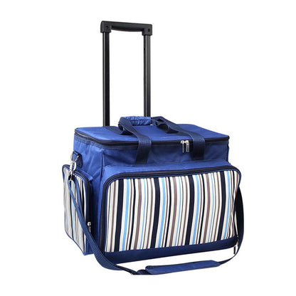 Alfresco 6-Person Insulated Picnic Trolley Set