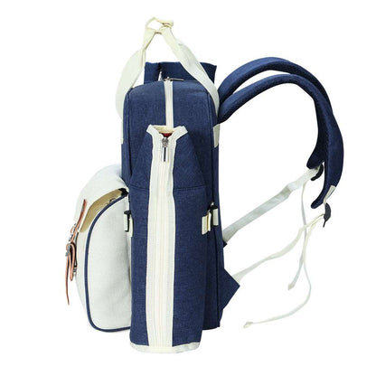 Alfresco 4 Person Picnic Backpack Set - Blue, view 4