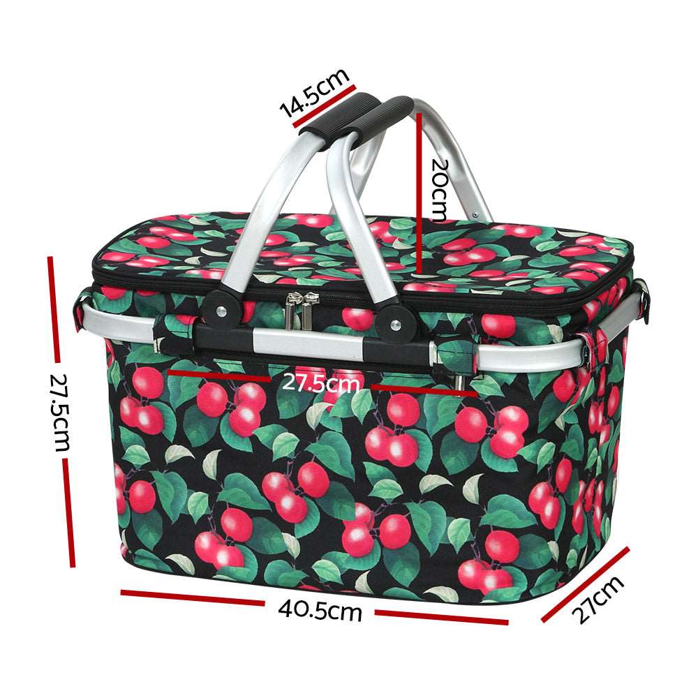 Folding Insulated Picnic Basket – 30kg Capacity, view 2