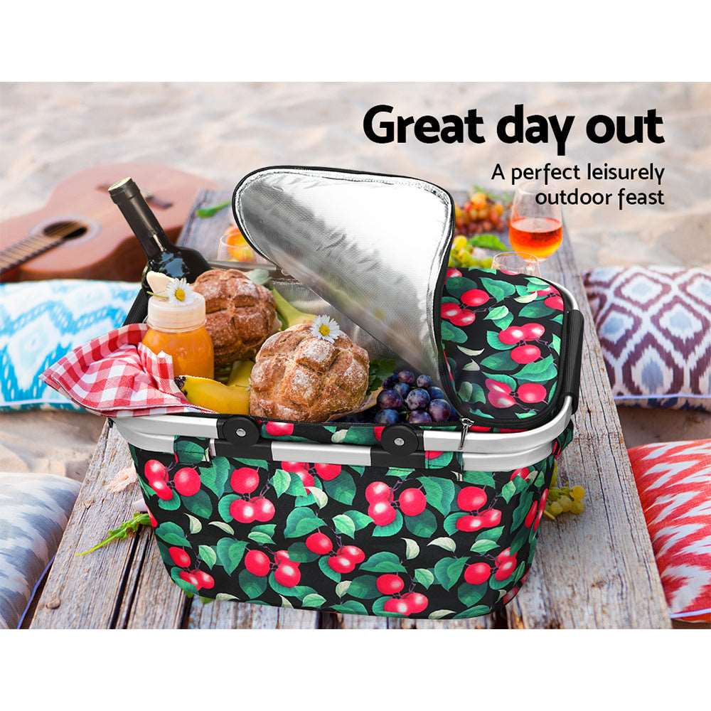 Folding Insulated Picnic Basket – 30kg Capacity, view 5