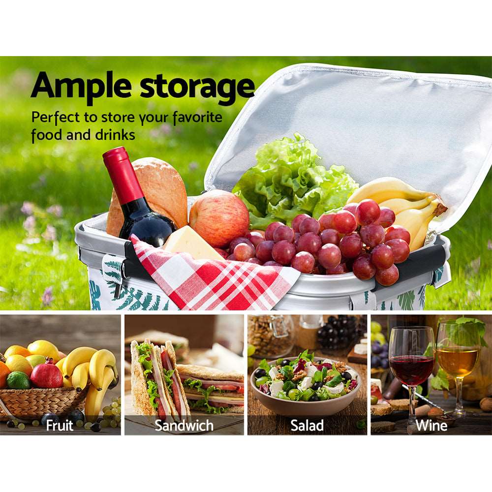 Folding Insulated Picnic Basket 30kg, view 7