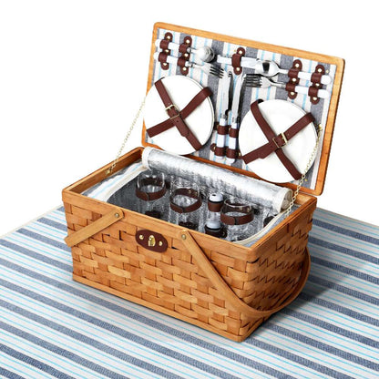 4 Person Picnic Basket Set with Cooler – Alfresco