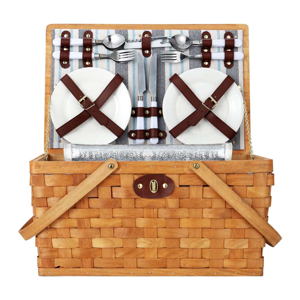 4 Person Picnic Basket Set with Cooler – Alfresco, view 3