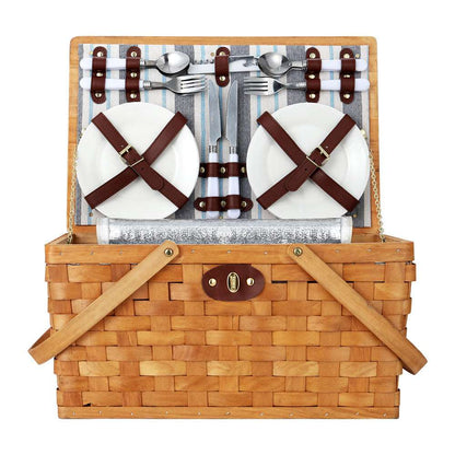 4 Person Picnic Basket Set with Cooler – Alfresco, view 3