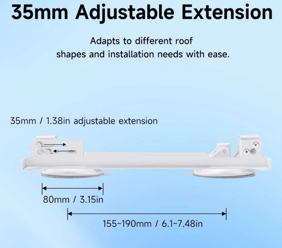 PeakDo Suction Mount for LinkPower Battery, view 4