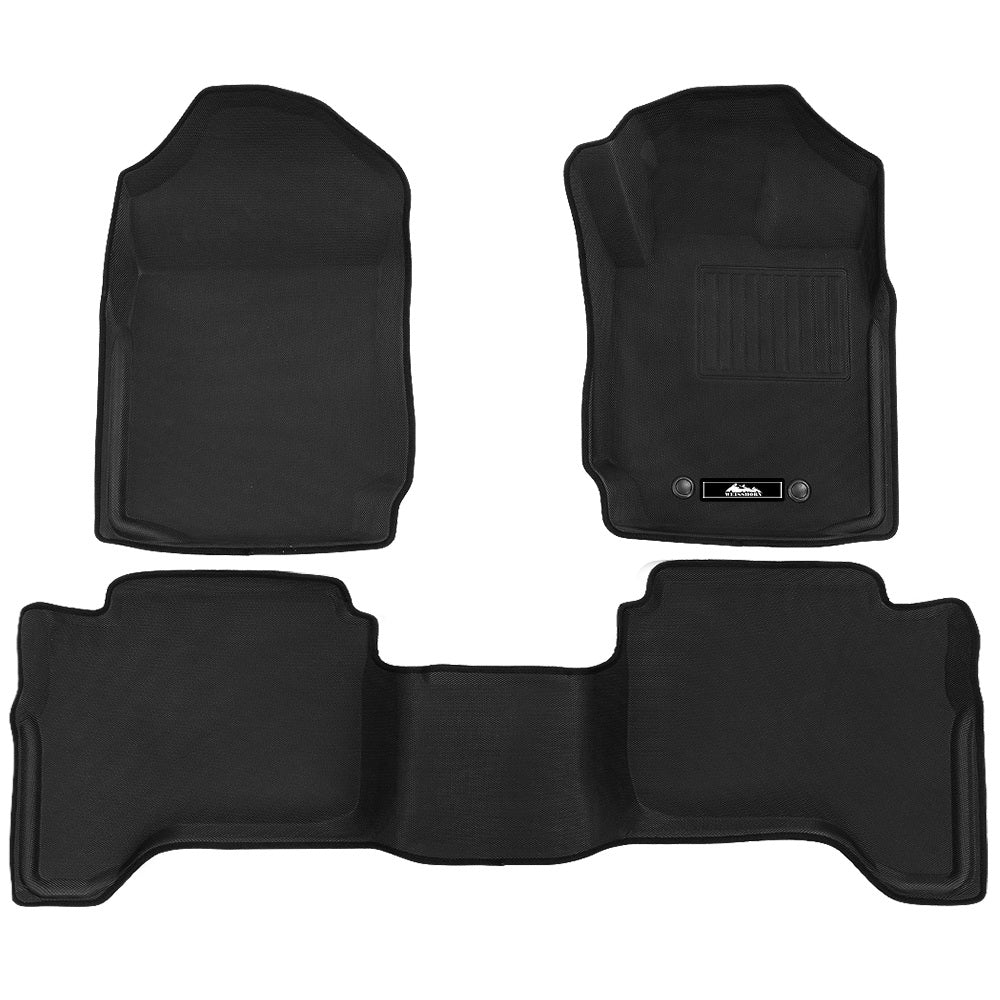 Ford Ranger PX Dual Cab 3D Floor Mats 2011-2022