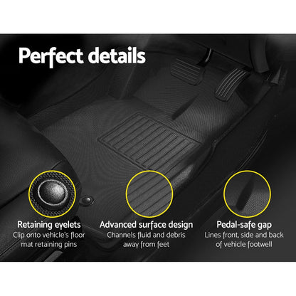Mazda BT-50 Dual Cab 3D Floor Mats 2012-2021, view 5