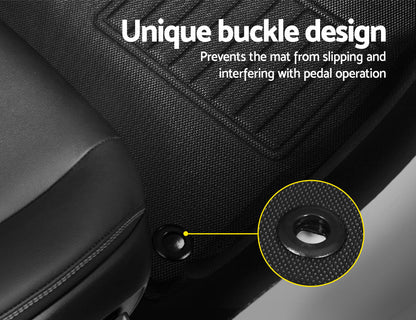 Toyota Hilux Dual Cab Floor Mats 2015-2022, view 5