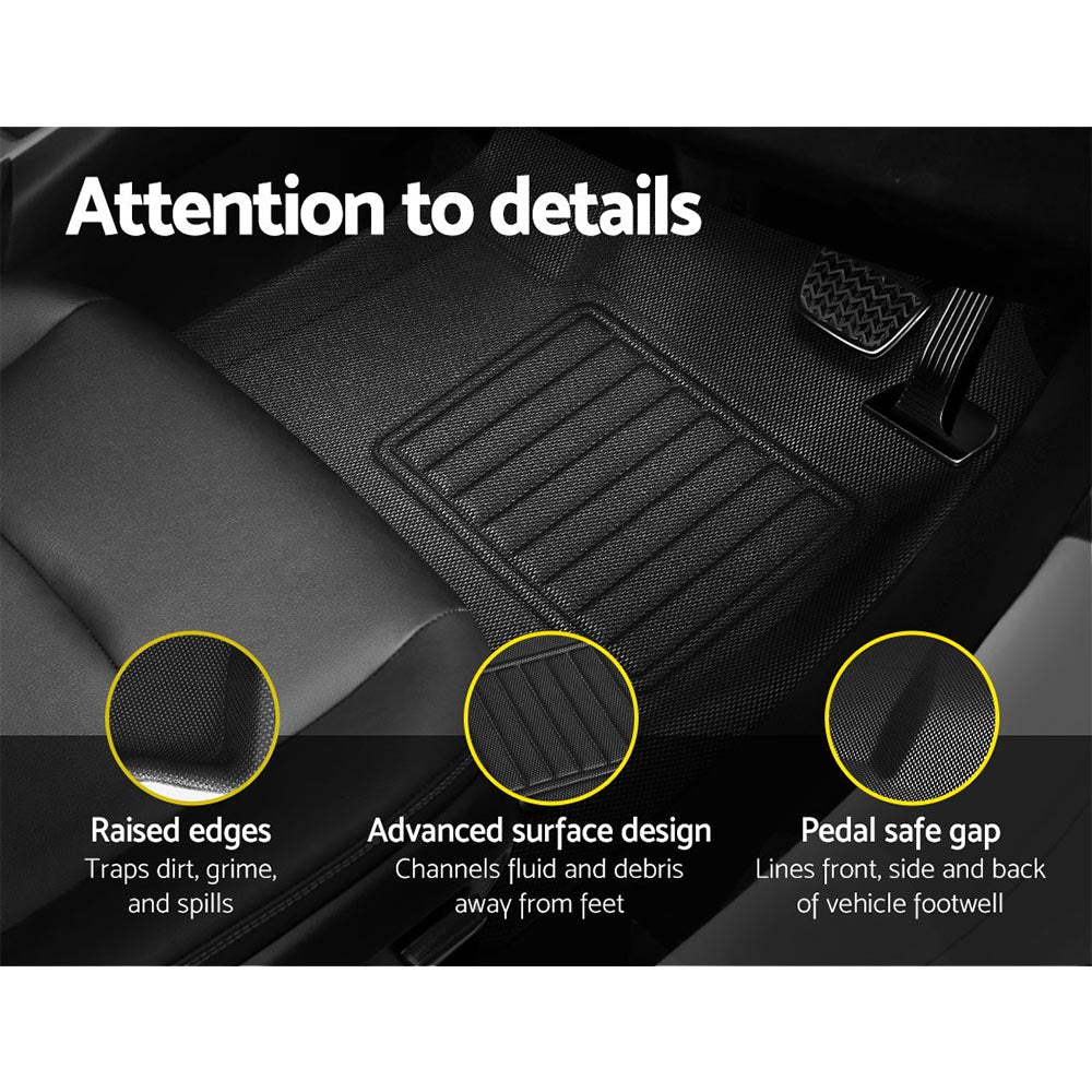 Toyota Hilux Dual Cab Floor Mats 2015-2022, view 6