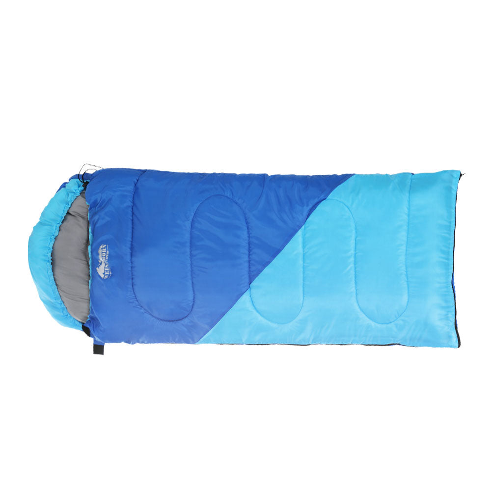 Kids Thermal Sleeping Bag 172cm – Blue, view 3