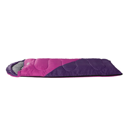 Kids' 172cm Thermal Sleeping Bag – Pink, -5°C to 20°C, view 4