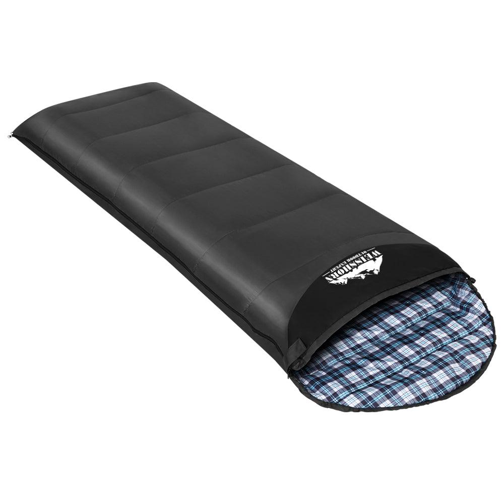 Single Sleeping Bag All-Season – Grey, view 3