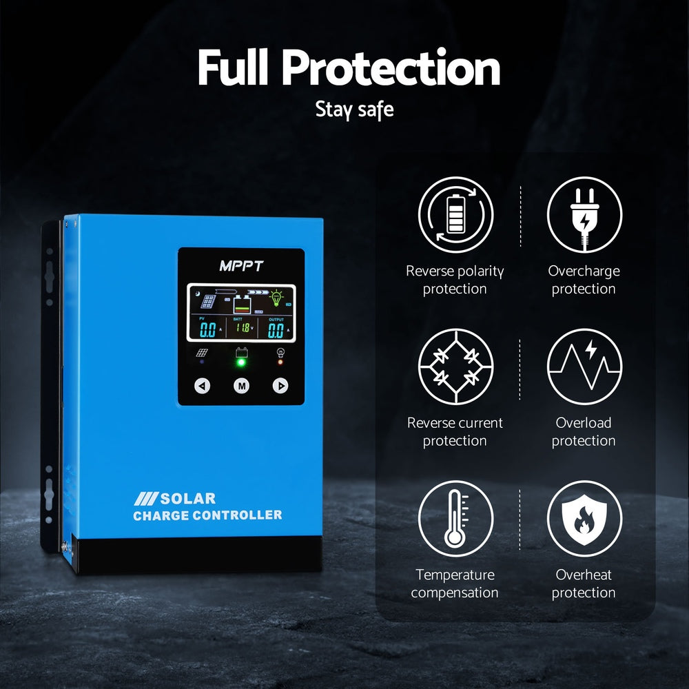 Giantz 60A MPPT Solar Charge Controller 12–48V, view 5