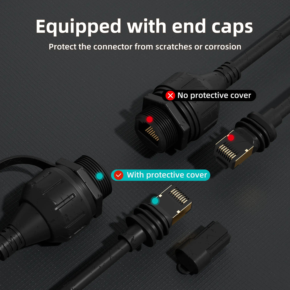 Outcamp SPX to RJ45 Adapter for Starlink Gen 3 and Mini, view 3