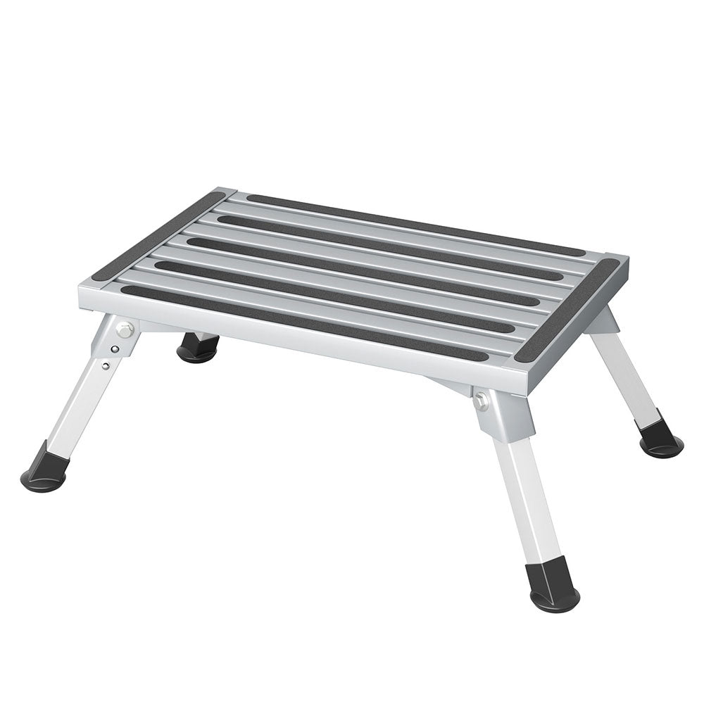 Folding Caravan Step 200kg - Aluminium