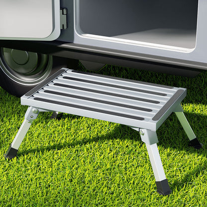 Folding Caravan Step 200kg - Aluminium, view 7