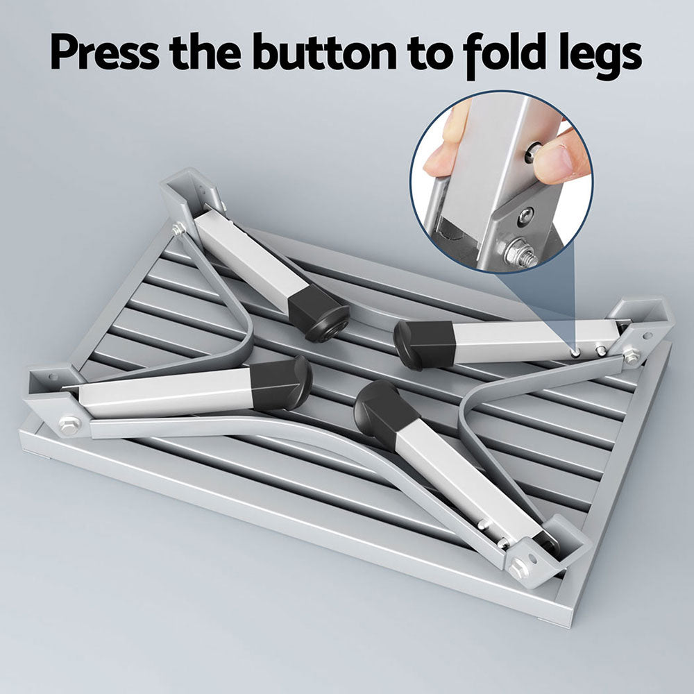 Folding Caravan Step 200kg - Aluminium, view 5