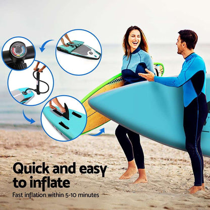 Inflatable Stand-Up Paddle Board 10.5ft – Green SUP, view 5