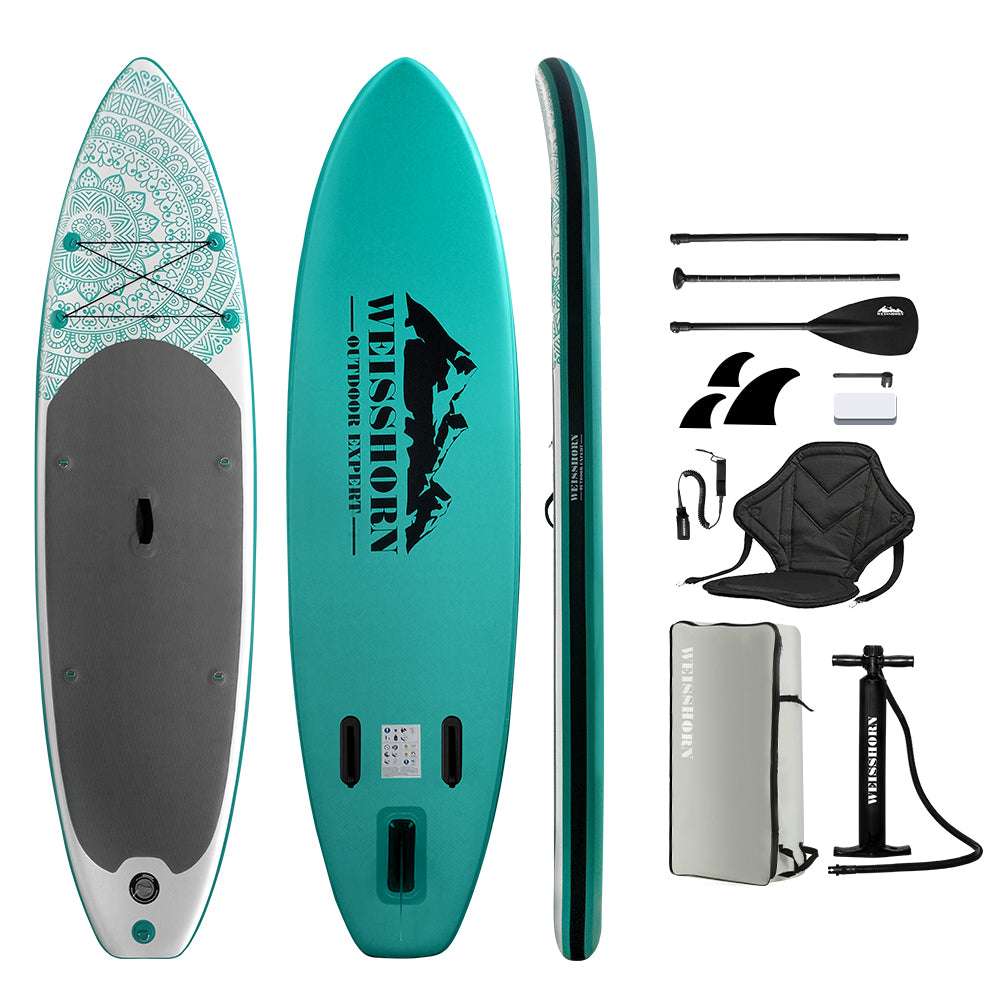 10.6ft Inflatable Stand Up Paddle Board & Kayak SUP, view 3