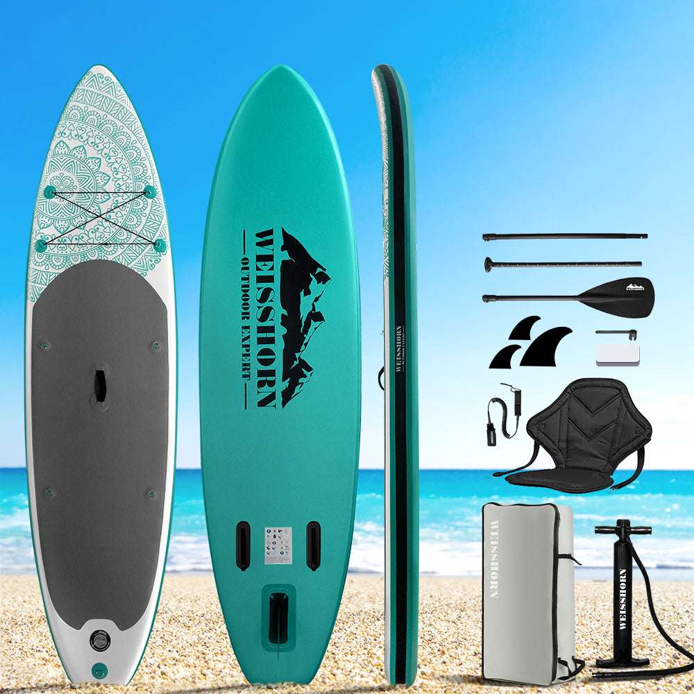 10.6ft Inflatable Stand Up Paddle Board & Kayak SUP, view 8