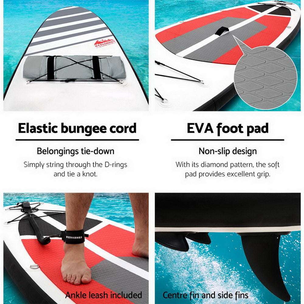 11ft Inflatable SUP Paddle Board with Kayak Seat, view 5