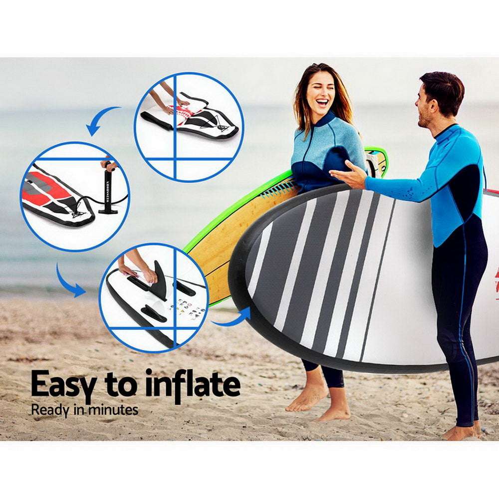 11ft Inflatable SUP Paddle Board with Kayak Seat, view 6