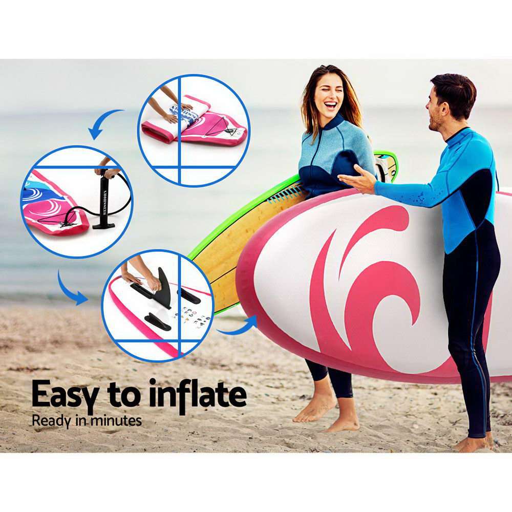Weisshorn 11ft Inflatable SUP Paddleboard - Pink, view 6