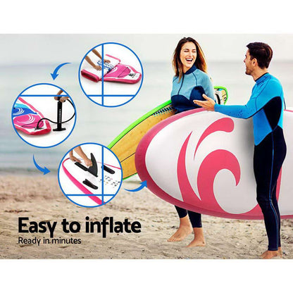 Weisshorn 11ft Inflatable SUP Paddleboard - Pink, view 6