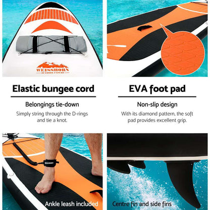 11ft Inflatable Stand-Up Paddleboard – Red, view 5