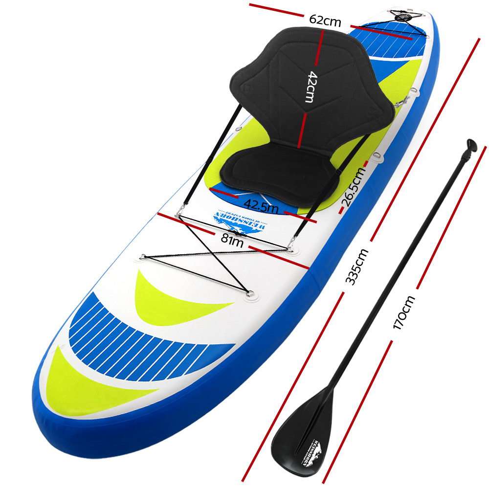 Weisshorn 11ft Inflatable SUP Paddle Board – Yellow, view 2
