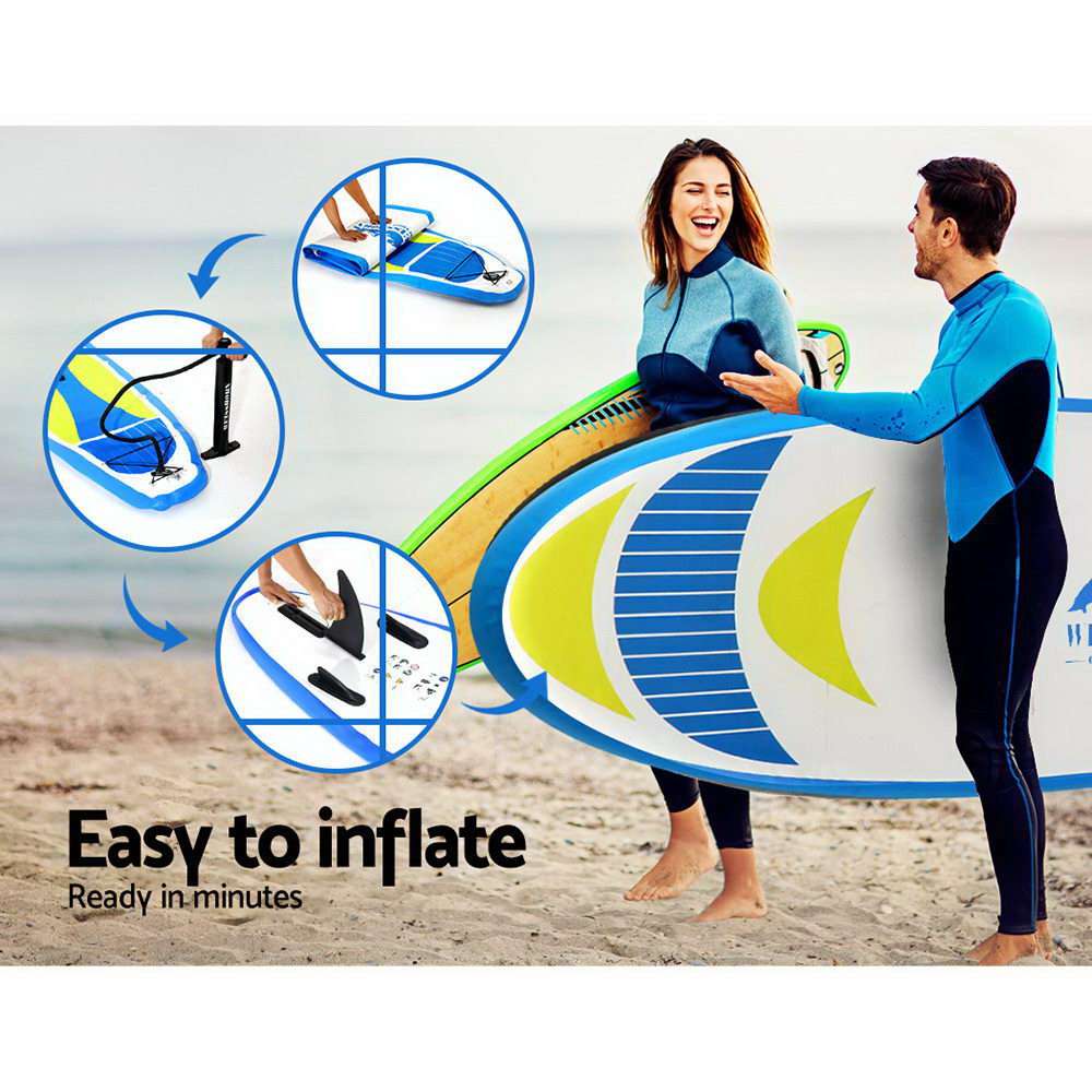 Weisshorn 11ft Inflatable SUP Paddle Board – Yellow, view 7