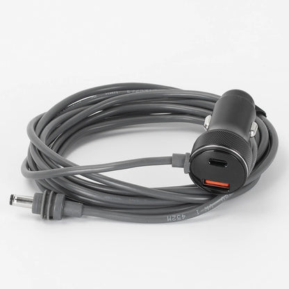Outcamp Car Charger for Starlink Mini with Dual USB and Voltmeter, view 6