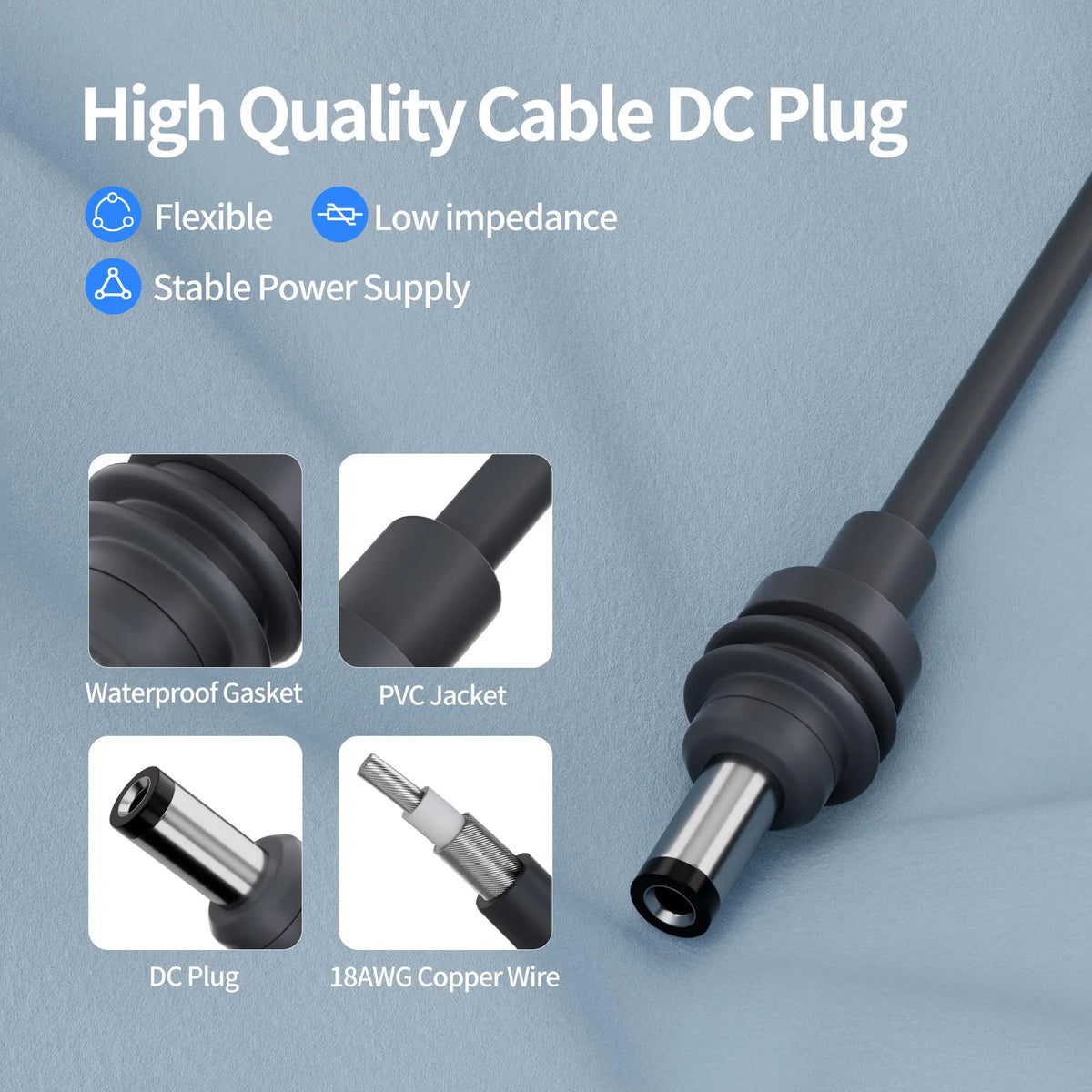 Outcamp DC Power Cable for Starlink Mini, view 2