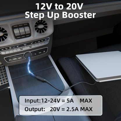 Outcamp 12V/24V Car Power Adapter for Starlink Mini, view 3
