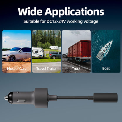 Outcamp 12V/24V Car Power Adapter for Starlink Mini, view 6