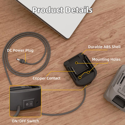 Outcamp Makita 18V Battery Adapter for Starlink Mini, view 3